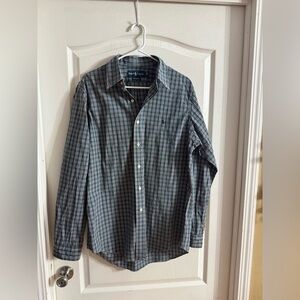 Ralph Lauren Custom Fit Men’s Long Sleeve Button Up Sz L. D-1202